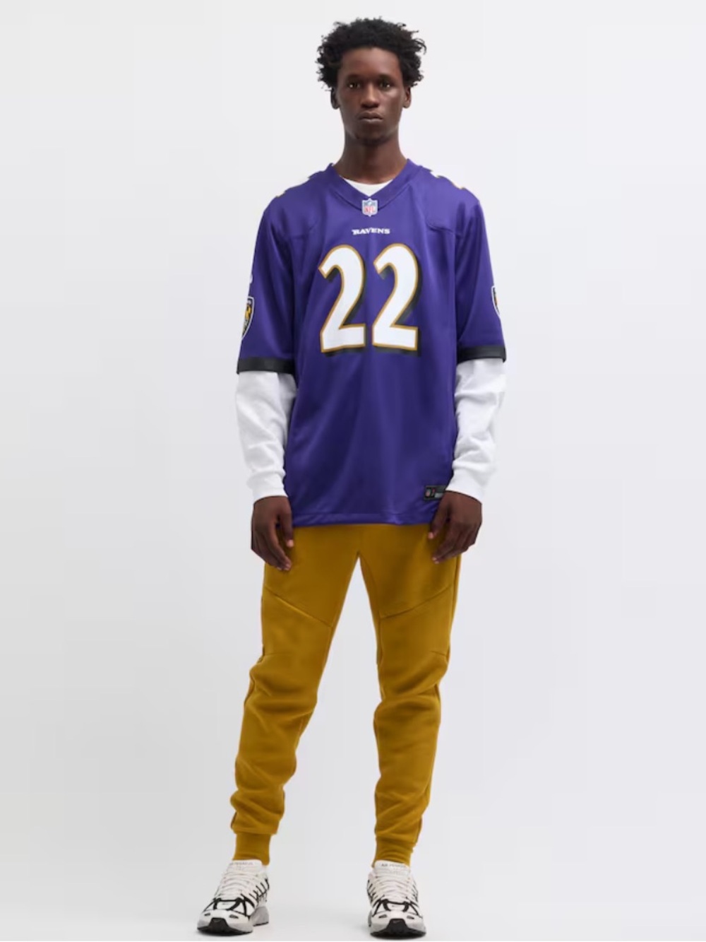 Baltimore Ravens Derrick Henry Nike Purple Game Jersey size XL new men’s loose - Picture 2 of 13